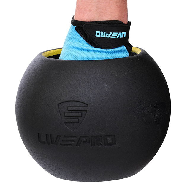 Гиря-колокол чугунная окрашенная черная BALL BELL LiveUp LP8047-26LB 12кг - Фото 3 Гиря-колокол чугунная окрашенная черная BALL BELL LiveUp LP8047-26LB 12кг - изображение 3