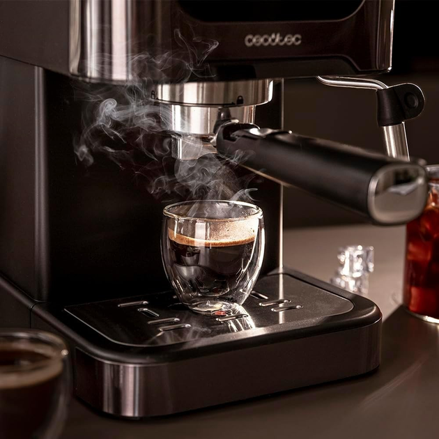 Ekspres do kawy kolbowy Cecotec Power Espresso 20 ColdBrew (0268) - obraz 6