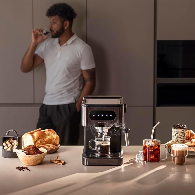 Ekspres do kawy kolbowy Cecotec Power Espresso 20 ColdBrew (0268) - obraz 9