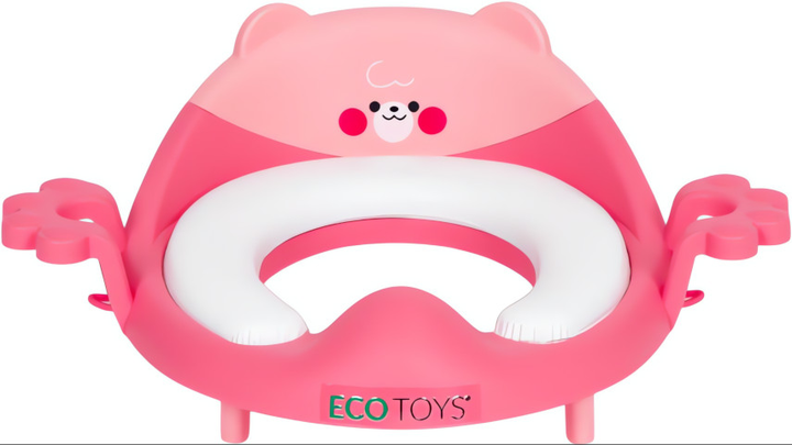 Сидіння для унітазу EcoToys рожеве 37х37х40.5 см (5905817005598) - зображення 2