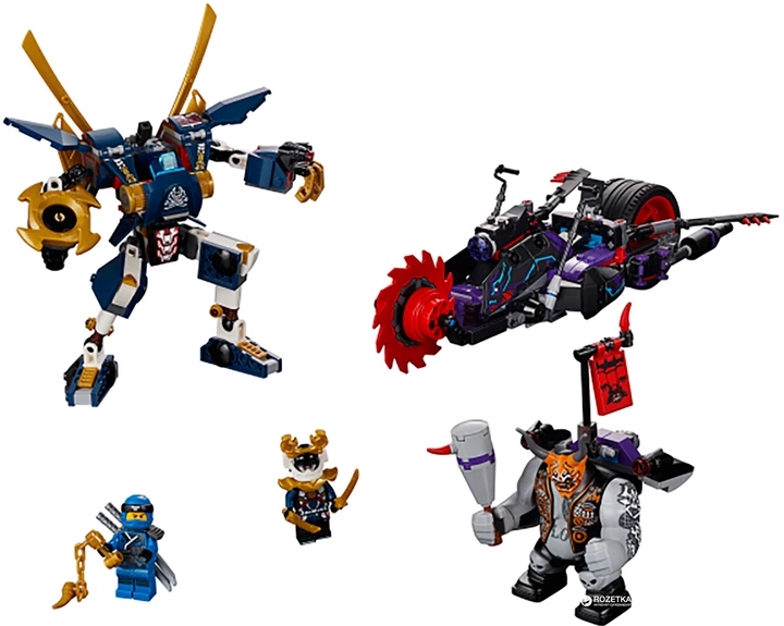 Конструктор LEGO NINJAGO Киллоу против Самурая X 556 деталей