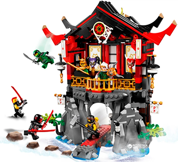 なめこ Конструктор LEGO NINJAGO Храм воскресения 765 деталей (70643