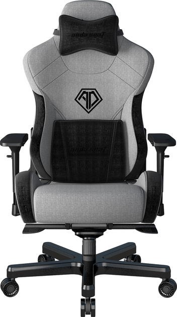 Крісло ігрове Anda Seat T-Pro 2 Size XL Grey (AD12XLLA-01-GB-F) - зображення 1