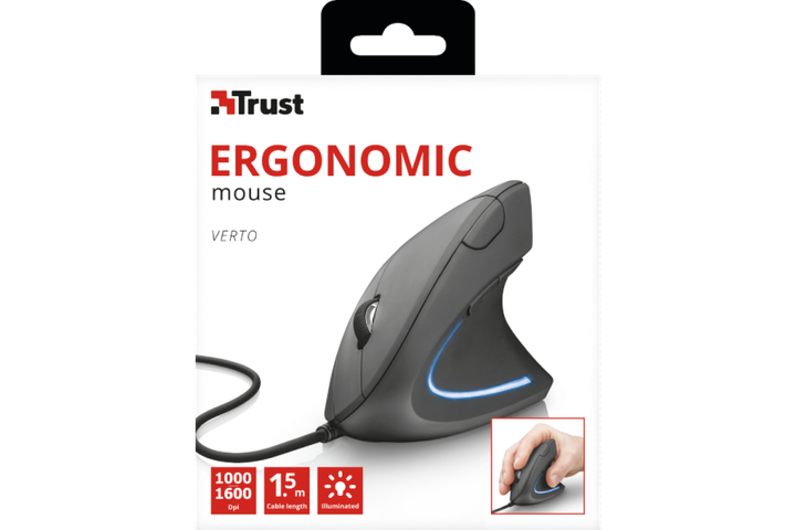 Вертикальная мышь Trust Verto Ergonomic (22885) - изображение 7