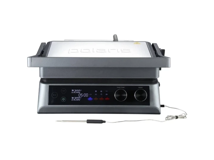 Електрогриль притискний Polaris PGP 7003 SMOKELESS Graphite - Фото 4 Електрогриль притискний Polaris PGP 7003 SMOKELESS Graphite - изображение 4