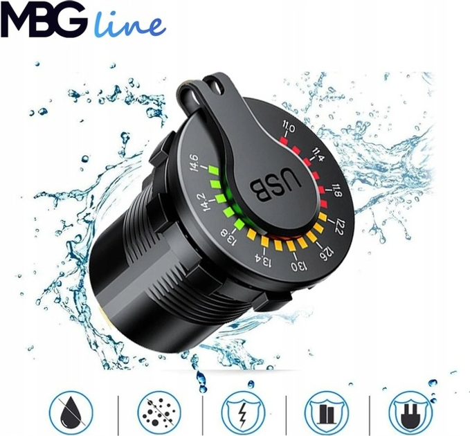Ładowarka samochodowa Mbg Line MC3088PD (4048736183952) - obraz 4
