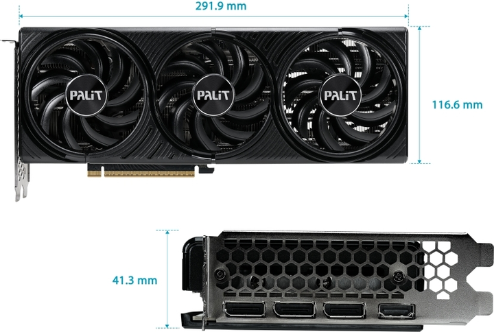 Відеокарта Palit PCI-Ex GeForce RTX 5070 Infinity 3 OC 12GB GDDR7 (192bit) (2542/28000) (HDMI, 3 x DisplayPort) (NE75070S19K9-GB2050S) - зображення 9