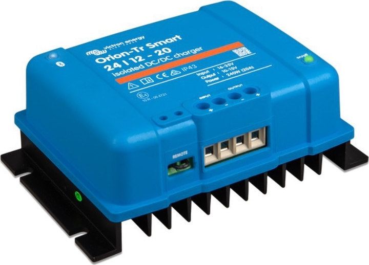 Автомобільний інвертор Victron Energy ORI241224120 Orion-Tr Smart 24/12-20В 240 Вт DC-DC (8719076046080) - зображення 2