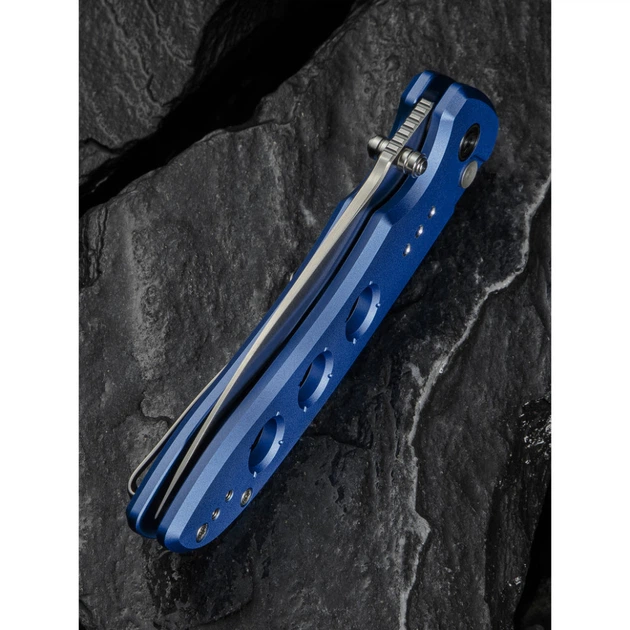 Складной туристический нож Civivi Hyperpulse, (8.9 см) 14C28N / Aluminum синий - изображение 15