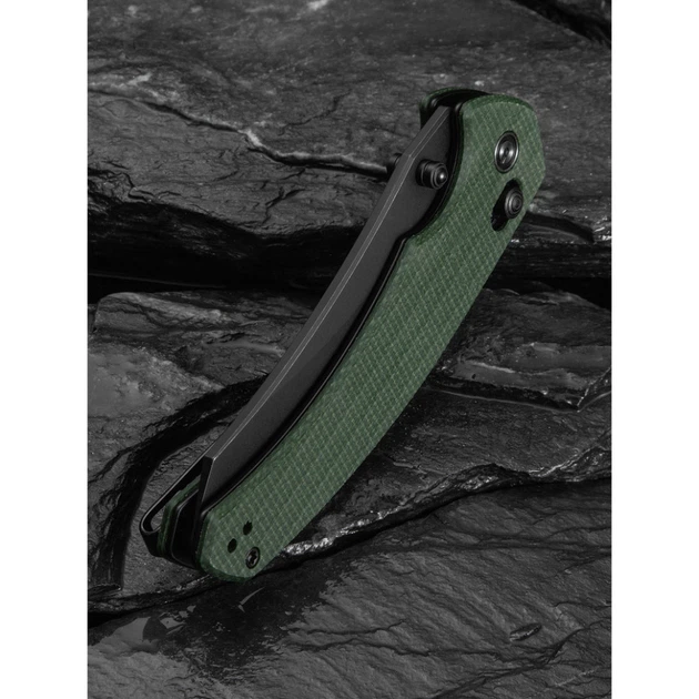 Нож складной туристический Civivi Sixgill, (8.7 см) Nitro-V / Micarta темно-зеленый - изображение 15