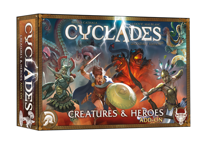 Настільна гра Geekach Кіклади. Легендарне видання - Монстри і герої (Cyclades: Creatures & Heroes) - зображення 3