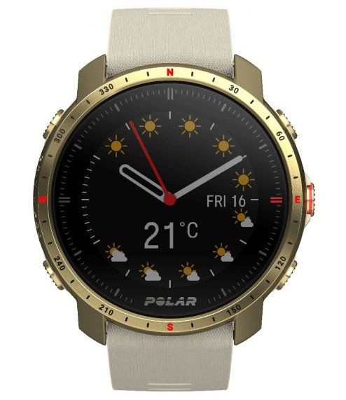 Смарт-годинник пульсометр Polar Grit X Pro Arctic Gold S/L (90085776) - Фото 2 Смарт-годинник пульсометр Polar Grit X Pro Arctic Gold S/L (90085776) - зображення 2