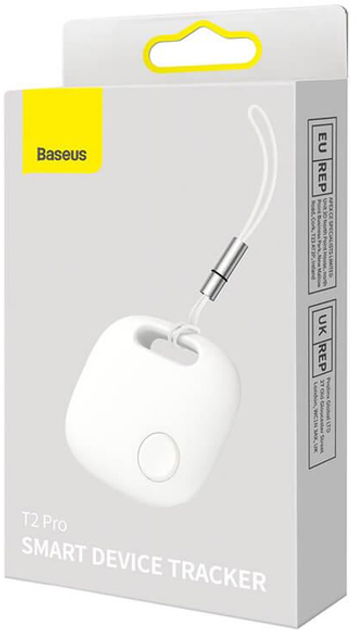 Чохол-брелок Baseus T2 Pro Smart Device Tracker White (FMTP000002) - зображення 4