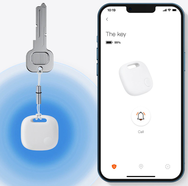 Чохол-брелок Baseus T2 Pro Smart Device Tracker White (FMTP000002) - зображення 6