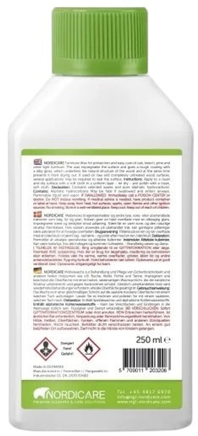 Wosk do mebli Nordicare Furniture Clinic 250 ml (5709011203206) - obraz 2