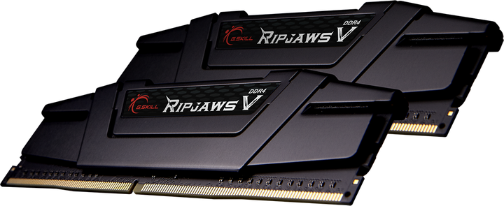 Pamięc RAM G.Skill DDR4-2666 65536MB PC4-21300 (Kit of 2x32768) Ripjaws V Black (F4-2666C19D-64GVK) - obraz 2