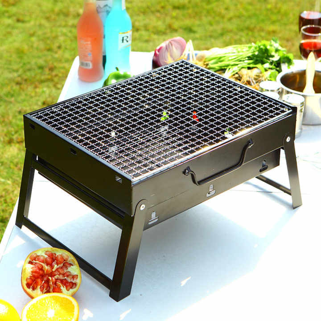 Мангал складной для барбекю 43х30х22.5 см BBQ Oven GP-4276 (031r) - Фото 3 Мангал складной для барбекю 43х30х22.5 см BBQ Oven GP-4276 (031r) - изображение 3