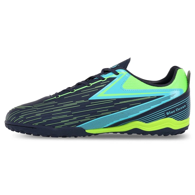 Сороконіжки футбольні Messi Blue Ocean 230710-4 розмір 42 Deep Blue-Neon Green - Фото 2 Сороконіжки футбольні Messi Blue Ocean 230710-4 розмір 42 Deep Blue-Neon Green - зображення 2