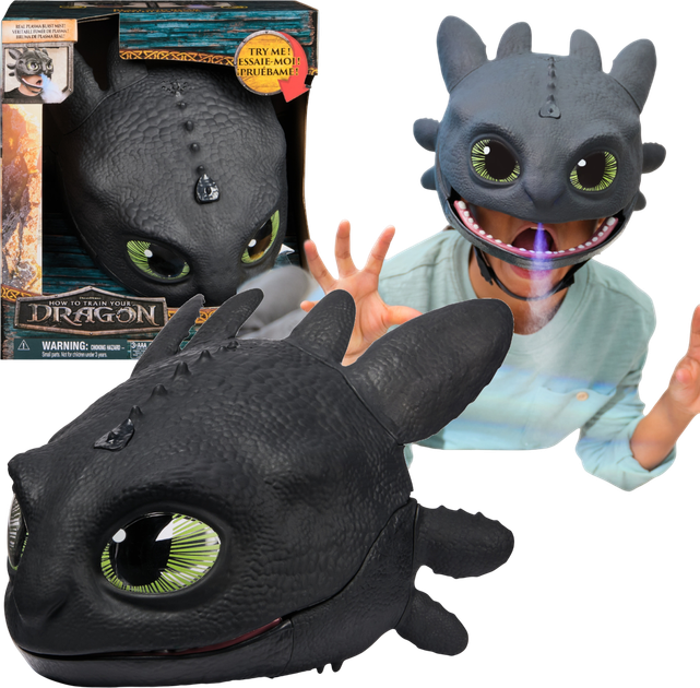 Інтерактивна іграшка Spin Master How to Train Your Dragon Toothless (681147064867) - зображення 3