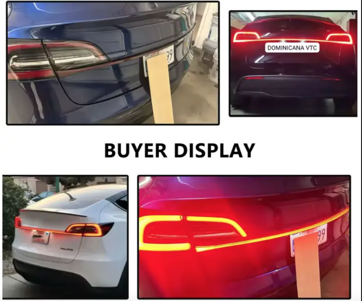 Задний фонарь для Tesla Model 3, потоковый динамический поворотный тормоз, задний фонарь - изображение 4
