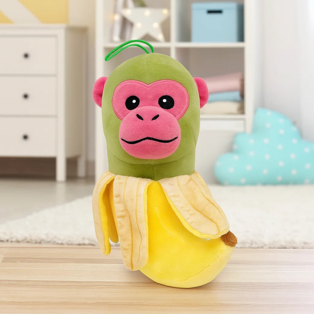 Шимпанзини Бананини Chimpanzini Bananini с тик-ток, мягкая, плюшевая игрушка,для детей итальянский тренд (Chimpanzini_Bananini) - Фото 2 Шимпанзини Бананини Chimpanzini Bananini с тик-ток, мягкая, плюшевая игрушка,для детей итальянский тренд (Chimpanzini_Bananini) - изображение 2