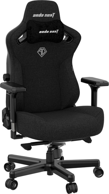 Крісло ігрове Anda Seat Kaiser 3 Size XL Fabric Black (AD12YDC-XL-01-B-CF) - зображення 2