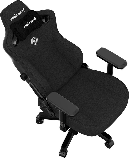 Крісло ігрове Anda Seat Kaiser 3 Size XL Fabric Black (AD12YDC-XL-01-B-CF) - зображення 5