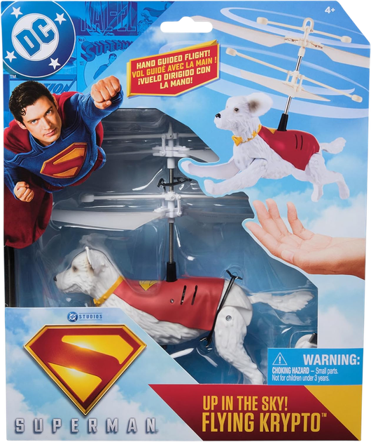 Zabawka sterowana radiowo Spin Master DC Comics Superman Up in The Sky! Krypto (681147069008) - obraz 1