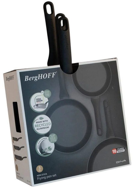 Набір сковорідок Berghoff Helix Dina 3 предмети (5413821379319) - зображення 6