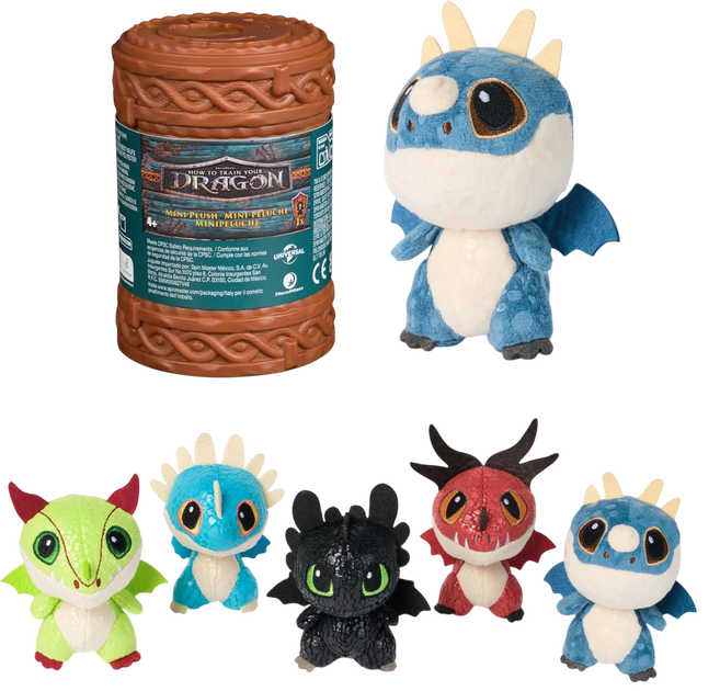 Mini Pluszowy Totem Spin Master How to Train Your Dragon 8 cm (681147066823) - obraz 1