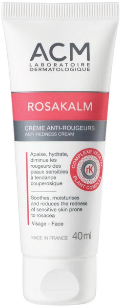 Krem do twarzy Acm Laboratoire Rosakalm przeciw zaczerwienieniu skóry 40 ml (3760095252803) - obraz 1