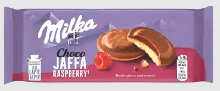 Печиво Milka Choco Dessert Raspberry з малиновим кремом 10шт, 147г