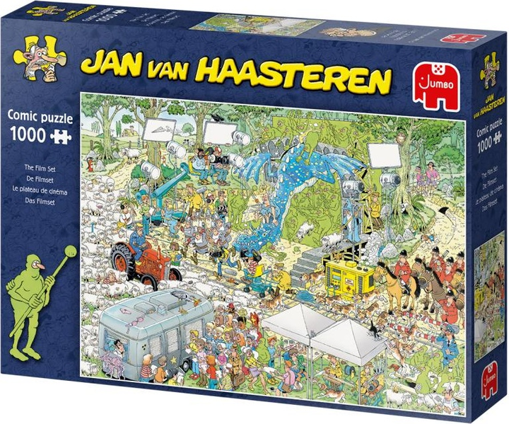 Пазл Jumbo Jan van Haasteren Знімальний майданчик 1000 елементів (8710126190746) - зображення 2