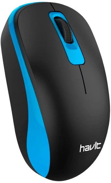 Мышь Havit HV-MS626GT Wireless Black-Blue (6939119005757) - изображение 2