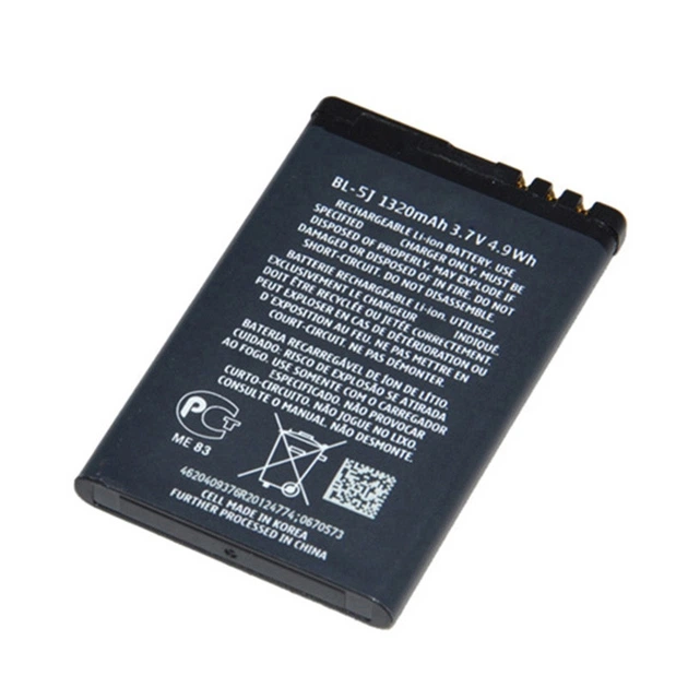 Аккумулятор Nokia BL-5J / 5800 / Lumia 530, 1320 mAh AAA Original PRC - изображение 2