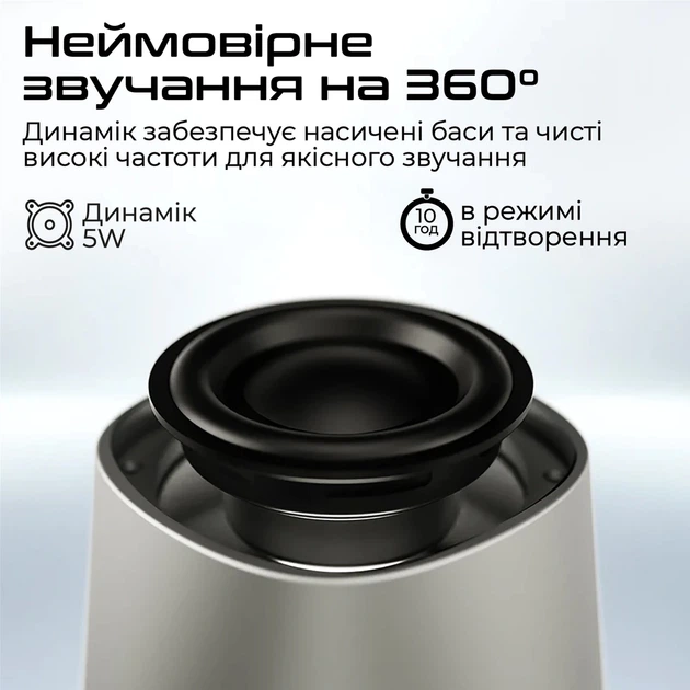 Портативная колонка HiFuture Mega-S 5W Black (mega-s.black) - Фото 2 Портативная колонка HiFuture Mega-S 5W Black (mega-s.black) - изображение 2