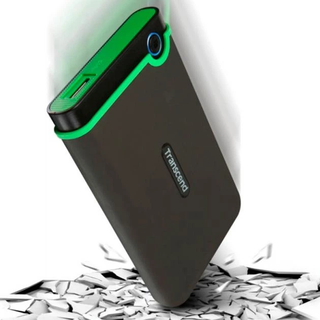 Накопитель внешний HDD 2.5" USB 2.0TB Transcend StoreJet 25M3 Iron Gray Slim (TS2TSJ25M3S) - изображение 5