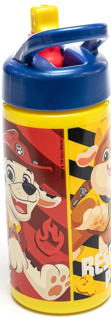 Пляшка дитяча спортивна Stor Sipper Paw Patrol Boy Rescue Pups 410 мл (Stor-81631) (8412497816316) - зображення 9