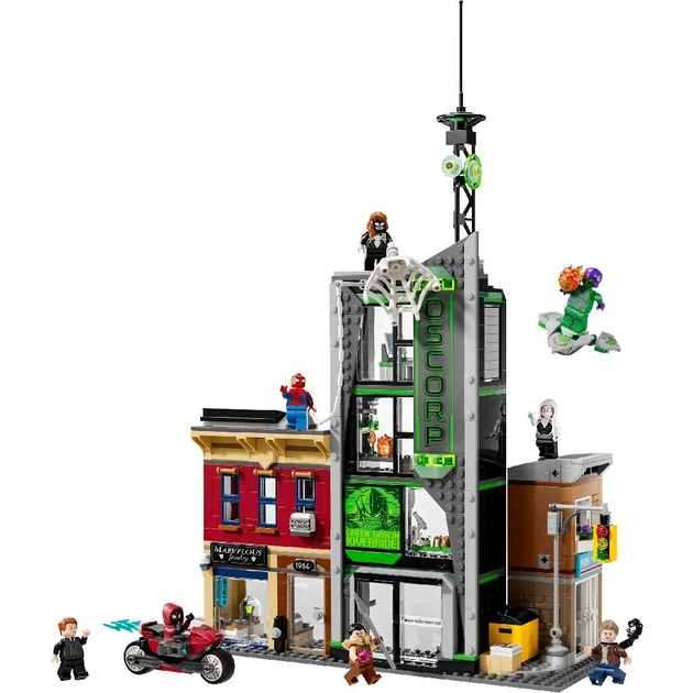 Конструктор LEGO Marvel Людина-павук та Оскорп 808 деталей 76324 (5702017817965) - зображення 3