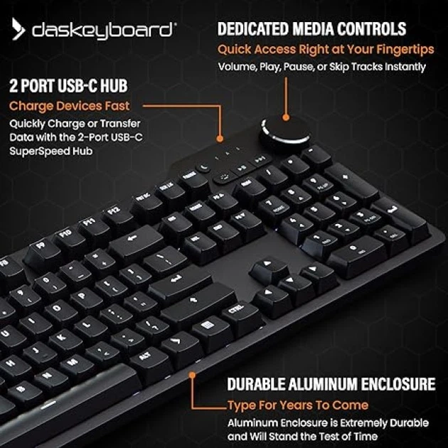 Механічна клавіатура Das Keyboard 6 Blue Switches Clicky Cherry