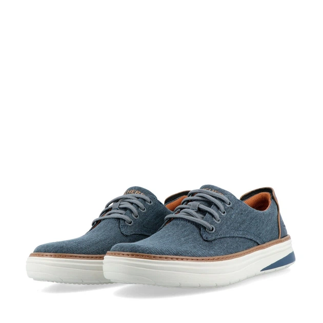 Чоловічі кросівки Skechers Hyland Navy 41,5 Синій 205135-NVY - Фото 2 Чоловічі кросівки Skechers Hyland Navy 41,5 Синій 205135-NVY - зображення 2