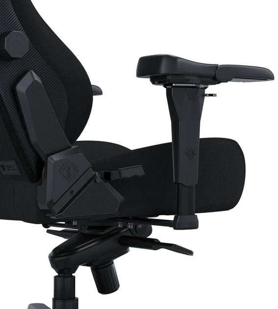 Fotel gamingowy Anda Seat Kaiser 3 Pro Size XL Fabric Black (AD12YDC-XL-01-B-CF-B02F) - obraz 4