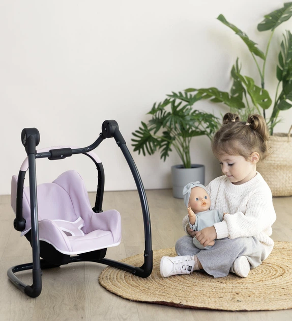 Крісло для ляльки Smoby Toys Maxi-Cosi 3 в 1 Рожева перлина 43х41х72 см (7600240242) - зображення 9
