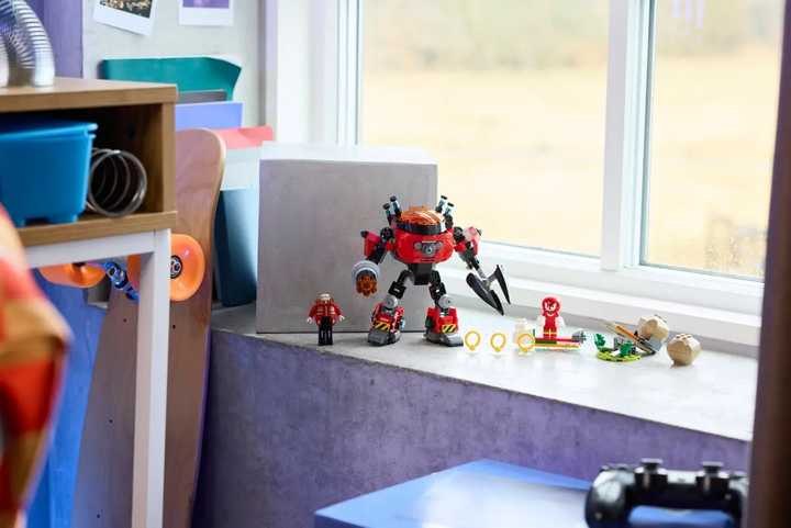 Zestaw klocków LEGO Sonic the Hedgehog Knuckles kontra Dr. Eggman w mechu Egg Crusher 350 elementów 77005 (5702017815602) - obraz 4