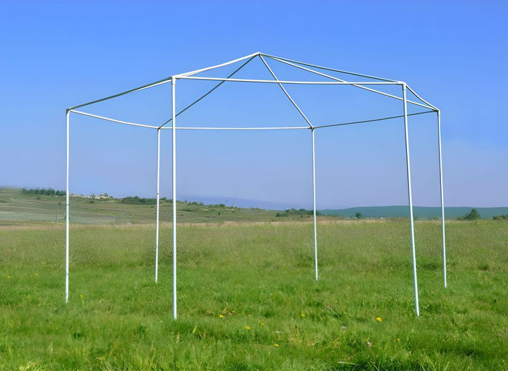 Namiot ogrodowy ModernHome by Multistore 2 x 2 x 2 m (PAW-2X2X2-W-GY) - obraz 4