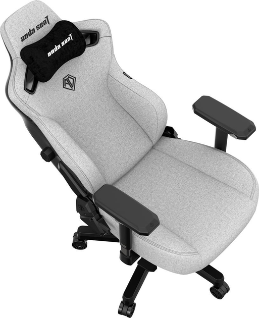 Крісло ігрове Anda Seat Kaiser 3 Size L Grey (AD12YDC-L-01-G-PV/F) - зображення 7