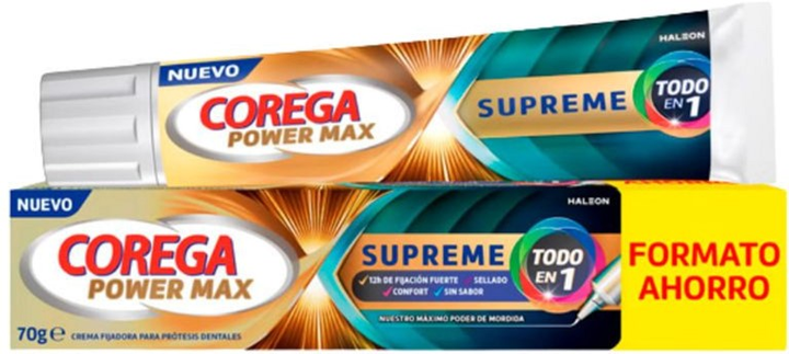 Krem mocujący do protez Corega Power Max 70 g (5054563223623) - obraz 1