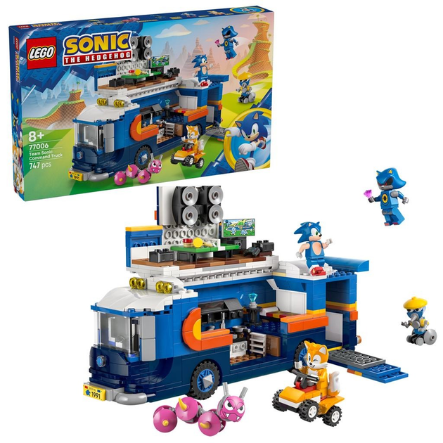 Zestaw klocków LEGO Sonic the Hedgehog Sonic i pojazd do zadań specjalnych 747 elementów 77006 (5702017815619) - obraz 2