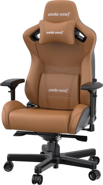 Крісло ігрове Anda Seat Kaiser 2 Size XL Brown (AD12XL-07-K-PV-K01) - зображення 4