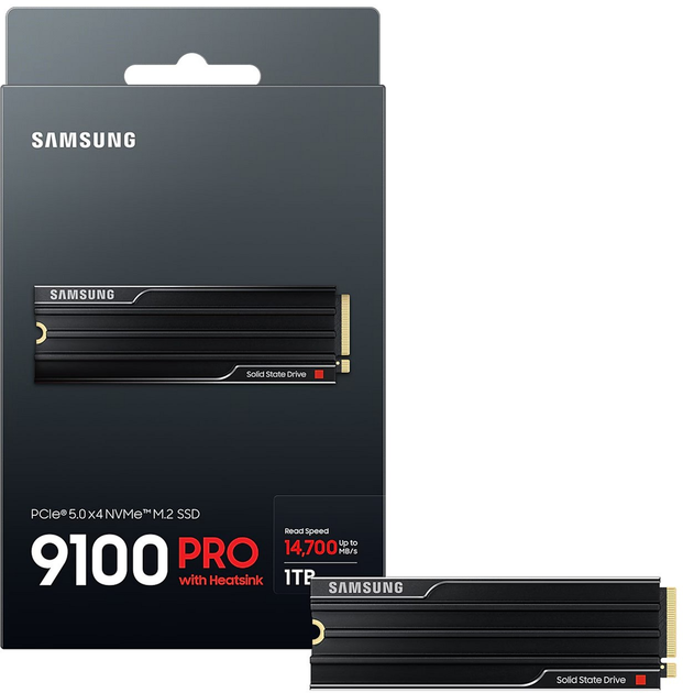 Dysk SSD Samsung 9100 Pro Heatsink 1TB M.2 PCIe 5.0 x4 V-NAND TLC (8806095811673) - obraz 8